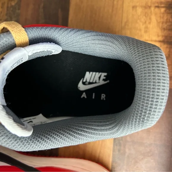 Nike By You Air Force 1 Low Chicago Color CT7875-994 Size 9 black red white - Picture 9 of 10